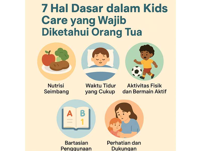 7 Hal Dasar dalam Kids Care yang Wajib Diketahui Orang Tua
