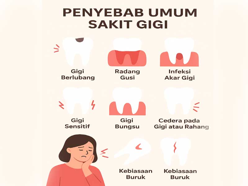 Penyebab Umum Sakit Gigi: Kenali Faktor dan Cara Mencegahnya