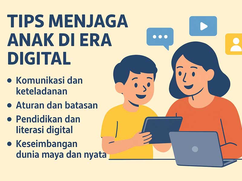 Tips Menjaga Anak di Era Digital yang Bisa Dilakukan