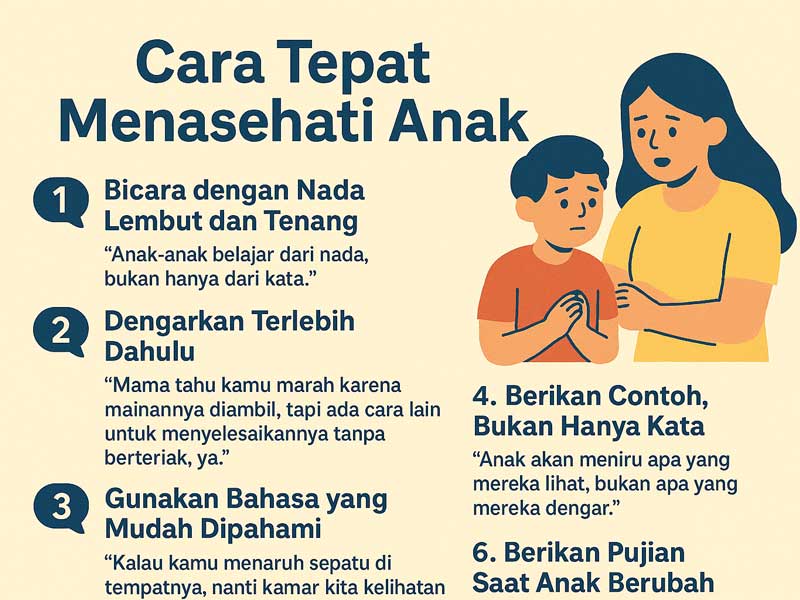 Cara Tepat Menasehati Anak agar Mau Mendengarkan