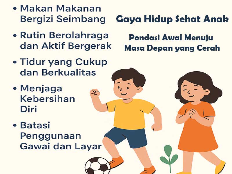 Gaya Hidup Sehat Anak: Pondasi Awal Menuju Masa Depan yang Cerah