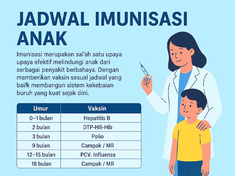Jadwal Imunisasi Anak: Penting Melindungi Kesehatan Sejak Dini