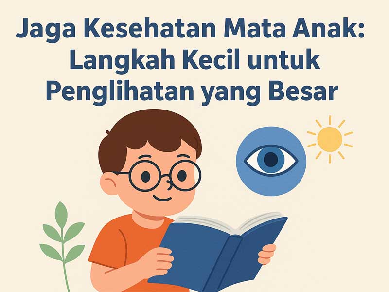 Jaga Kesehatan Mata Anak: Langkah Sederhana untuk Penglihatan yang Cerah Sejak Dini