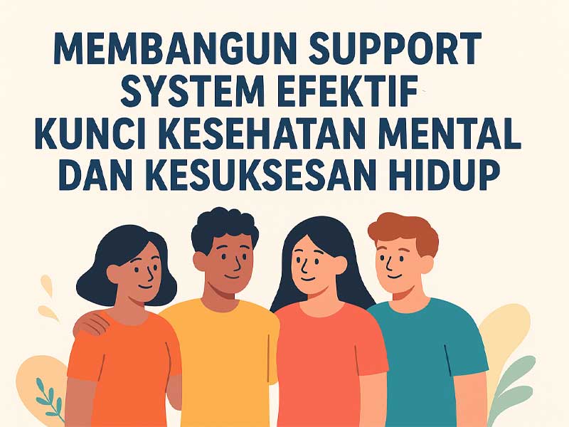 Membangun Support System Efektif: Kunci Kesehatan Mental dan Kesuksesan Hidup