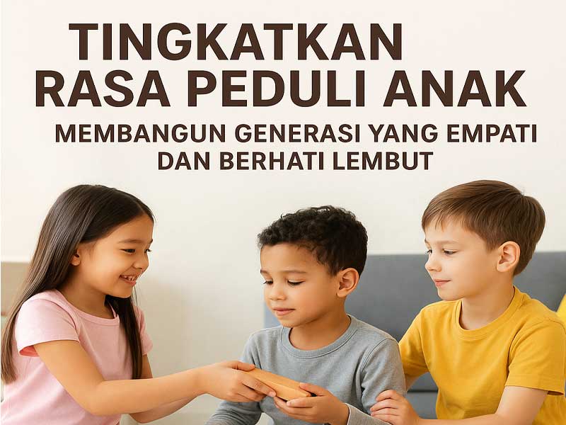 Tingkatkan Rasa Peduli Anak: Membangun Generasi yang Empatik dan Berhati Lembut
